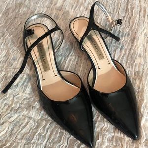 Zara Black Patent Heels